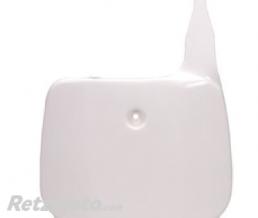 Plaque num�ro frontale UFO blanc Kawasaki KX85