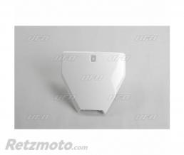 Plaque num�ro frontale UFO blanc Husqvarna FC