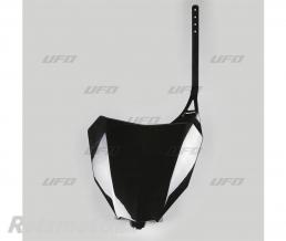 Plaque num�ro frontale UFO noir Honda CRF450R/RX