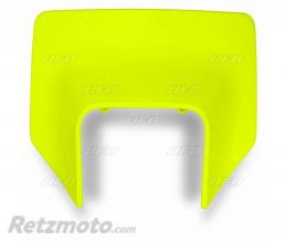 Plaque num�ro frontale UFO Husqvarna jaune fluo