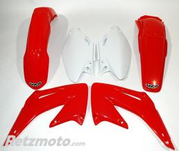 UFO Kit plastique UFO couleur origine rouge/blanc Honda CR125R/250R