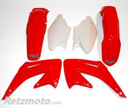 Kit plastique UFO couleur origine rouge/blanc Honda CR125R/250R