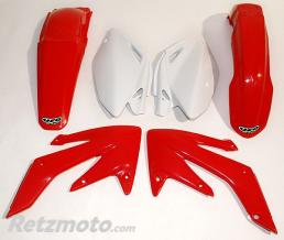 Kit plastique UFO couleur origine rouge/blanc Honda CRF250R