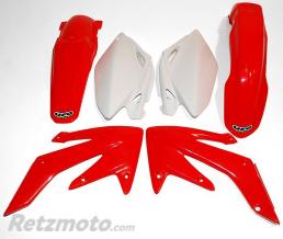 Kit plastique UFO couleur origine rouge/blanc Honda CRF250R