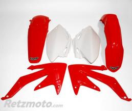 Kit plastique UFO couleur origine rouge/blanc Honda CRF450R