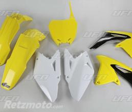 Kit plastique UFO couleur origine jaune/noir/blanc Suzuki RM-Z450