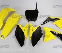 Kit plastique UFO couleur origine jaune/noir Suzuki RM-Z250