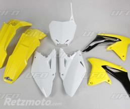 UFO Kit plastique UFO couleur origine jaune/noir/blanc Suzuki RM-Z450