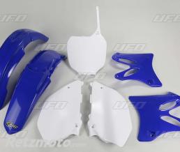 Kit plastique UFO couleur origine bleu/blanc Yamaha YZ125/144/250
