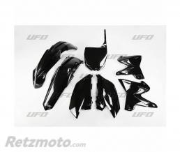 Kit plastique UFO r�plica 4T restyl� noir Yamaha YZ125/250