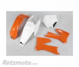 Kit plastique UFO couleur origine orange/blanc KTM SX85