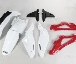Kit plastique UFO couleur origine blanc/rouge/gris Husqvarna TC250