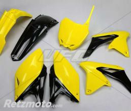Kit plastique UFO couleur origine (2014) jaune/noir Suzuki RM-Z250