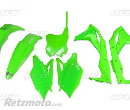 Kit plastique UFO vert fluo Kawasaki KX250F