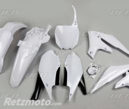 Kit plastique UFO blanc Yamaha YZ450F