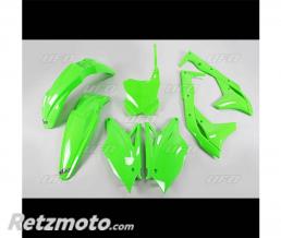 Kit plastique UFO vert fluo Kawasaki KX250F