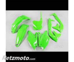 Kit plastique UFO vert fluo Kawasaki KX450F