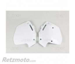 Plaques lat�rales UFO blanc Honda CR