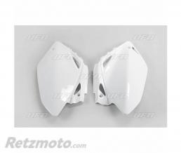 Plaques lat�rales UFO blanc Honda CRF450R