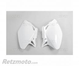 Plaques lat�rales UFO blanc Honda CRF450R