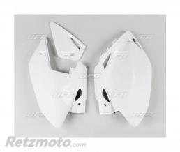 Plaques lat�rales UFO blanc Honda CRF450X