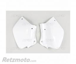 Plaques lat�rales UFO blanc Honda XR250R/400R