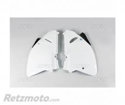 Plaques lat�rales UFO blanc Suzuki RM125/250