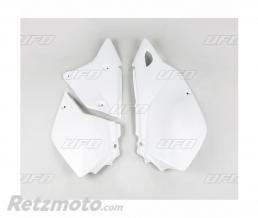 Plaques lat�rales UFO blanc Suzuki DR-Z400E