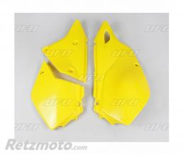 Plaques lat�rales UFO jaune Suzuki DR-Z400E