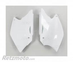 Plaques lat�rales UFO blanc Suzuki RM-Z250