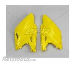 Plaques lat�rales UFO jaune Honda CRF150R