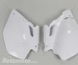 Plaques lat�rales UFO blanc Yamaha YZ250F/450F