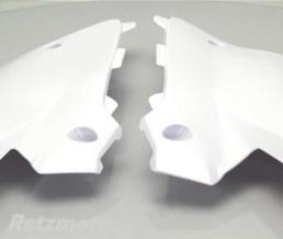 Plaques lat�rales UFO blanc Yamaha YZ125/250
