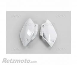 Plaques lat�rales UFO blanc Honda CRF150R