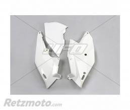 Plaques lat�rales UFO blanc KTM