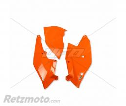 Plaques lat�rales + cache bo�te � air UFO orange KTM SX125/150 & SX-F