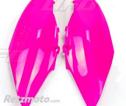 Plaques lat�rales UFO rose fluo Honda CRF250R
