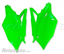 Plaques lat�rales UFO vert fluo Kawasaki KX450F