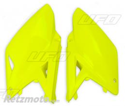 Plaques lat�rales UFO jaune fluo Suzuki RM-Z250