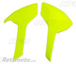 Plaques lat�rales UFO jaune fluo Husqvarna TC-FC