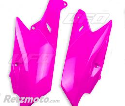 Plaques lat�rales UFO rose fluo Yamaha YZ-F
