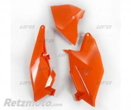 Plaques lat�rales + cache bo�te � air UFO orange KTM SX85