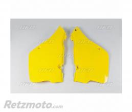 Plaques lat�rales UFO jaune Suzuki RM125