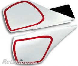Plaques lat�rales UFO blanc Yamaha TT600