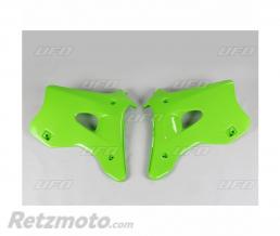 Ou�es de radiateur UFO vert Kawasaki KX125/250