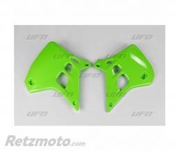 Ou�es de radiateur UFO vert Kawasaki KX125