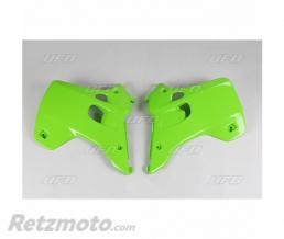 Ou�es de radiateur UFO vert Kawasaki KX125/250