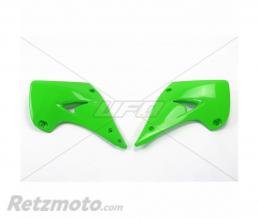 Ou�es de radiateur UFO vert Kawasaki KX125/250
