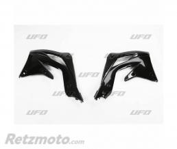 Ou�es de radiateur UFO noir Kawasaki KX450F
