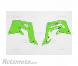 Ou�es de radiateur UFO vert Kawasaki KX450F
